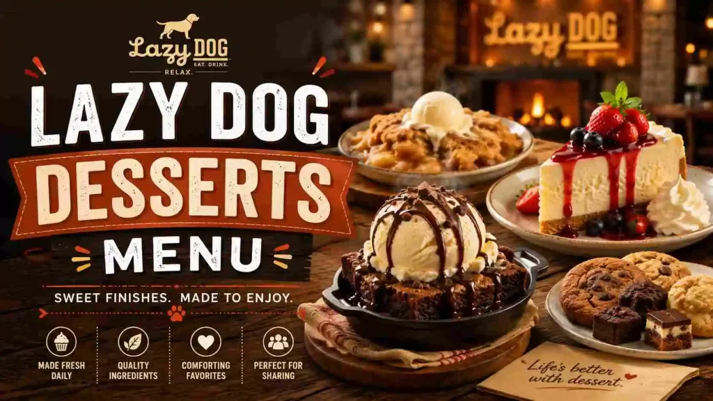 Desserts Menu