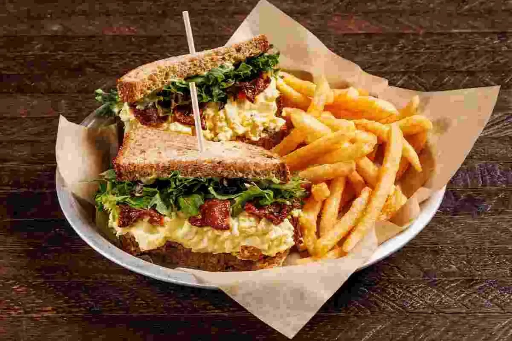 Deviled Egg Salad Sandwich