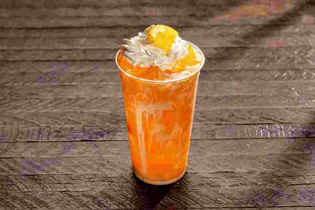 Orange Fanta + Vanilla Bean Cream Twisted Soda